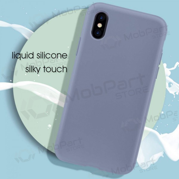 Apple iPhone 11 Pro Max case - Liquid Silicone 2.0mm (lavender grey)