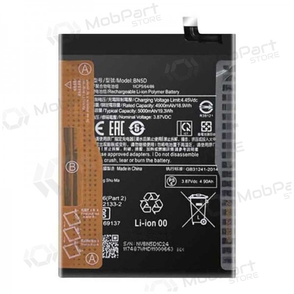Xiaomi Redmi Note 11S battery, akumuliatorius (BN5D) (original) Xiaomi Redmi Note 11S battery, akumuliatorius (BN5D) (original)