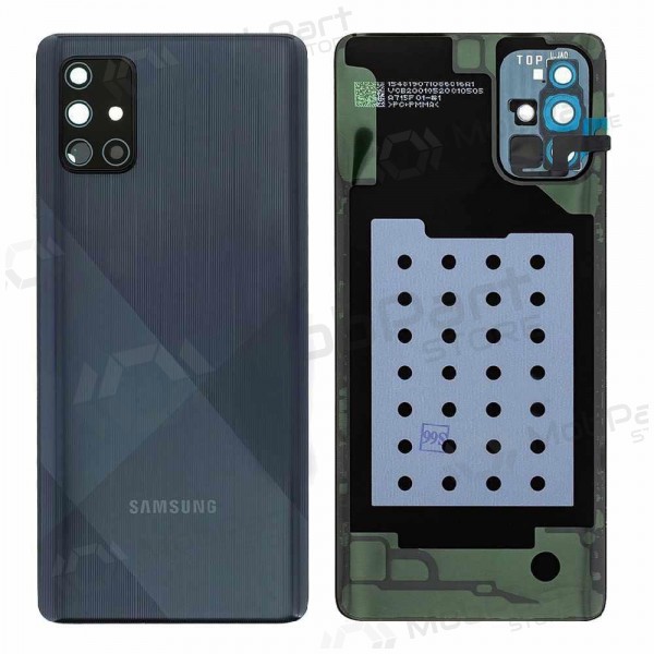 Samsung A715 Galaxy A71 2020 back / rear cover black (Prism Crush Black) (used grade B, original) Samsung A715 Galaxy A71 2020 back / rear cover black (Prism Crush Black) (used grade B, original)