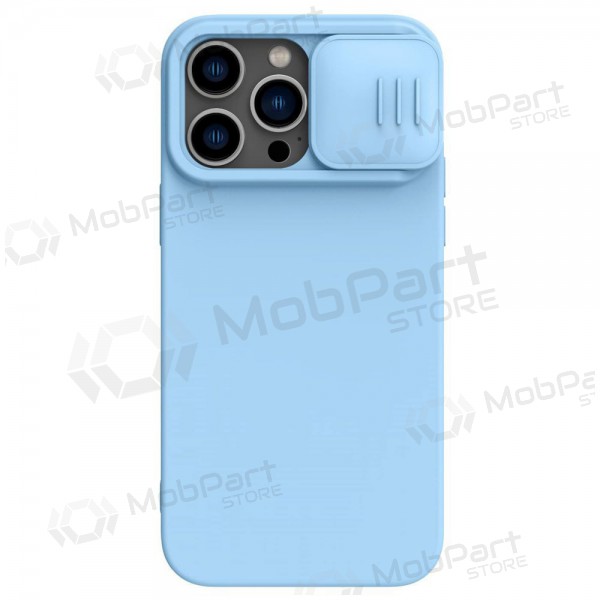 Apple iPhone 14 Plus case „Nillkin Silicone“ (light blue) Apple iPhone 14 Plus case „Nillkin Silicone“ (light blue)
