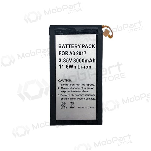 Samsung A320F Galaxy A3 (2017) (EB-BA320ABE) battery / accumulator (3000mAh) Samsung A320F Galaxy A3 (2017) (EB-BA320ABE) battery / accumulator (3000mAh)