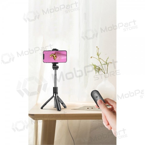 Selfie stick XO SS08 Tripod Bluetooth black