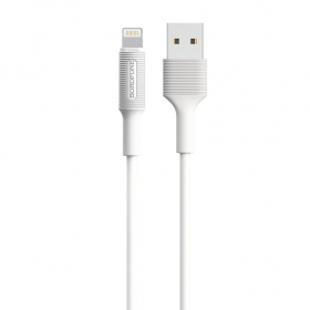 USB cable Borofone BX1 Lightning 1.0m (white)