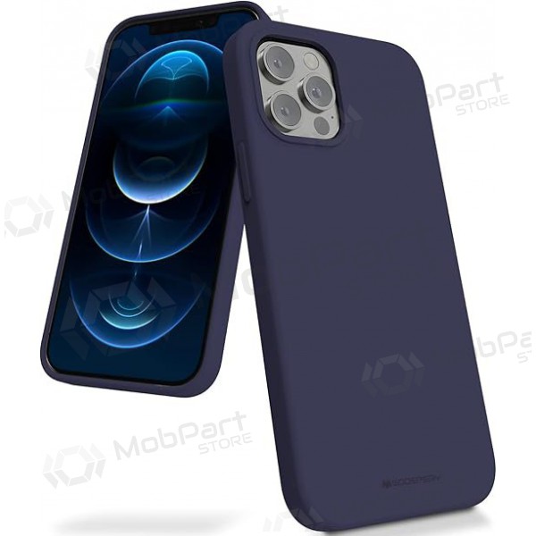 Apple iPhone 11 Pro Max case Mercury - Silicone Case (dark blue)
