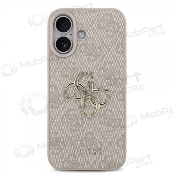 Apple iPhone 17 case - Guess PU 4G Metal Logo (pink)