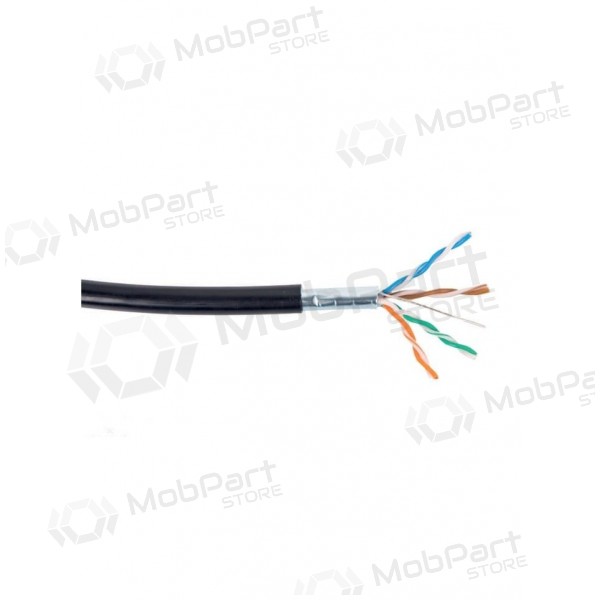 LAN network cable Schnur FTP 5e 0.50mm (outdoor, PVC, PE, Eca, 500m)