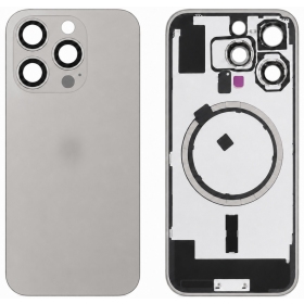 Apple iPhone 16 Pro back cover (grey) - Premium