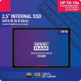 Hard disk SSD GOODRAM CX400 128GB (6.0Gb / s) SATAlll 2,5