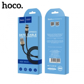 USB cable Hoco X26 Type-C 1.0m (black / gold)