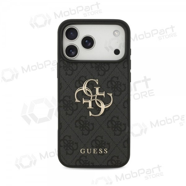 Apple iPhone 18 Pro case -Guess PU 4G Metal Logo- (grey)