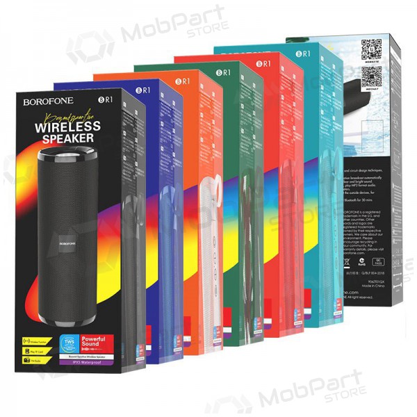 Bluetooth nešiojamas top speaker Borofone BR1 (black)