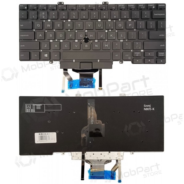 Keyboard DELL Latitude 5400,with „trackpoint“ Keyboard DELL Latitude 5400,with „trackpoint“