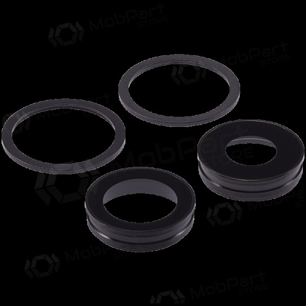 Apple iPhone 11 camera glass / lens (2pcs) (black) (with frame)