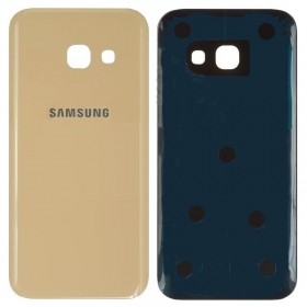 Samsung A320 Galaxy A3 2017 back / rear cover (gold) (used grade C, original)