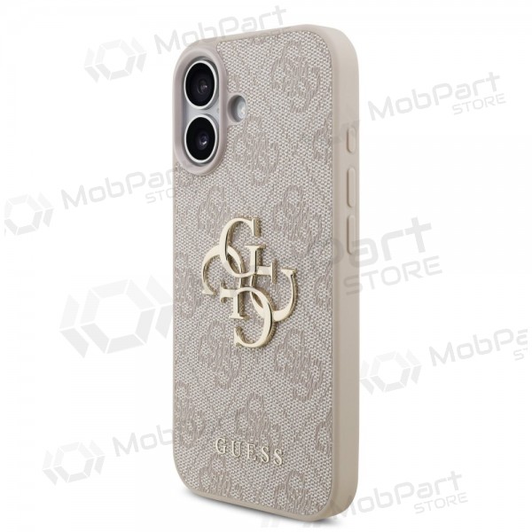 Apple iPhone 17 case - Guess PU 4G Metal Logo (pink)