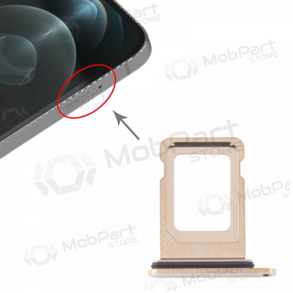 Apple iPhone 12 Pro / 12 Pro Max SIM card holder (gold)