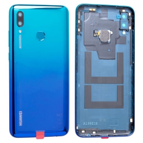 Huawei P Smart 2019 back / rear cover blue (Aurora Blue) (used grade C, original)