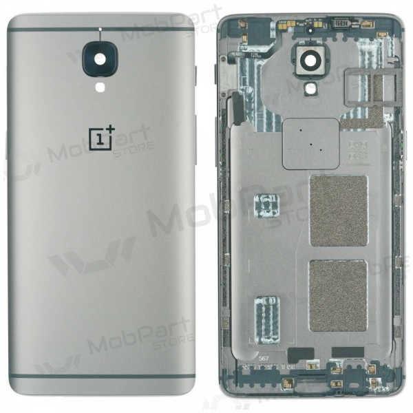 OnePlus 3 / 3T back / rear cover (silver) (used grade B, original) OnePlus 3 / 3T back / rear cover (silver) (used grade B, original)