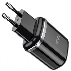 Charger Hoco N4 x 2 USB  jungtimis (2.4A) (black)