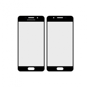 Samsung A310 Galaxy A3 (2016) Screen glass (black) (for screen refurbishing)