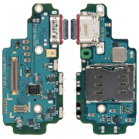 Samsung S918 Galaxy S23 Ultra charging dock port and microphone flex (service pack) (original)