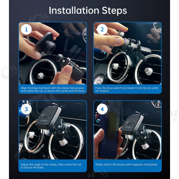 Car phone holder Choetech H042 black