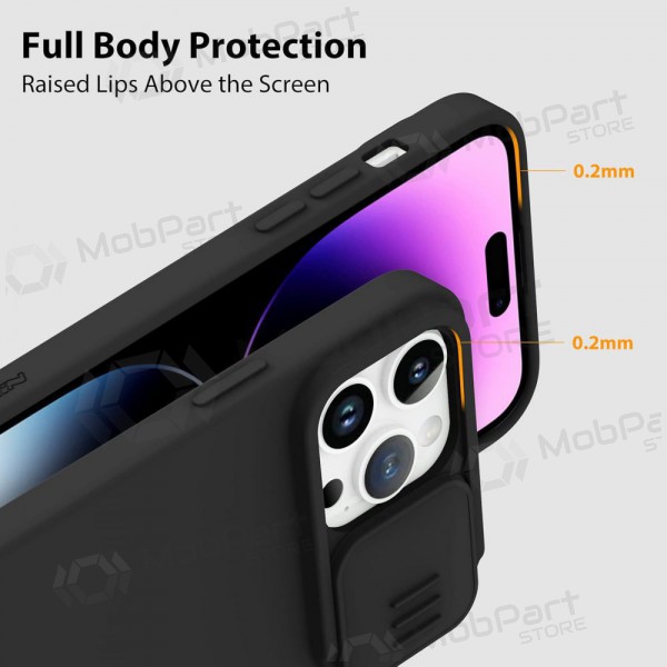 Apple iPhone 14 Plus case „Nillkin Silicone“ (black) Apple iPhone 14 Plus case „Nillkin Silicone“ (black)
