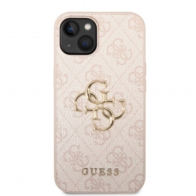Apple iPhone 14 case - Guess PU 4G Metal Logo