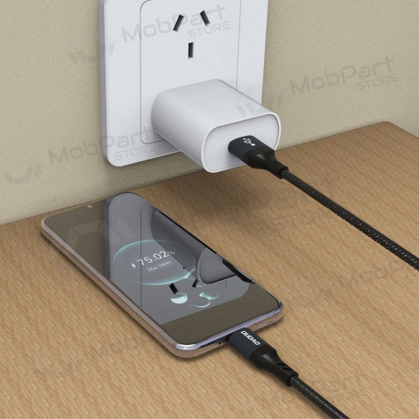 USB-C cable Dudao L3ST USB-A to USB-C 3 m 5A black