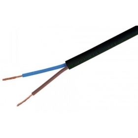 Lietkabelis OMY cable BVV-LL 2x2.5mm2 (black, 100m)