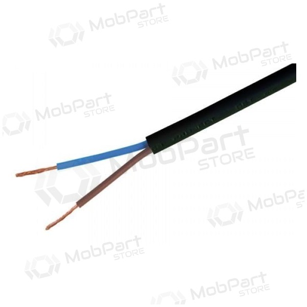 Lietkabelis OMY cable BVV-LL 2x2.5mm2 (black, 100m)