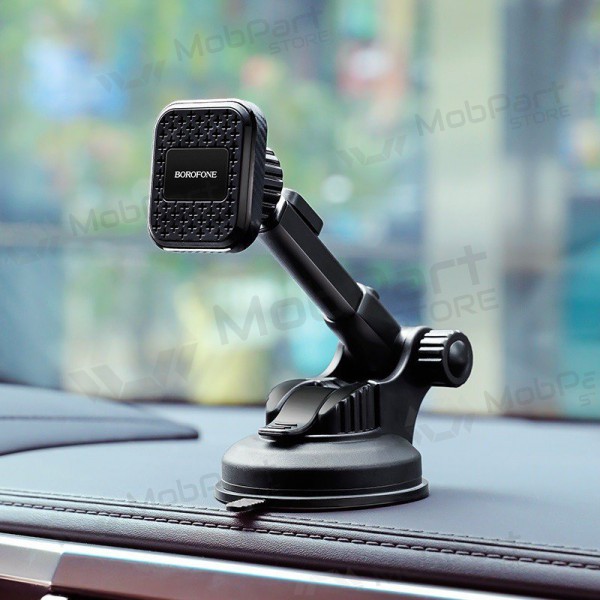 Car phone holder Borofone BH21 Vanda, tvirtinamas ant prietaisų skydelio, magnetinis