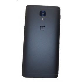 OnePlus 3 / 3T back / rear cover (black) (used grade B, original)