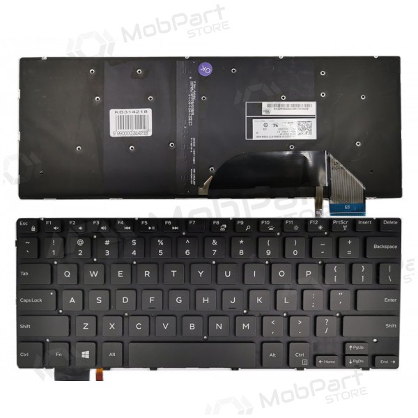 DELL Inspiron: 15 7558, 7568, XPS 15 9550, 9560 keyboard (with lighting) DELL Inspiron: 15 7558, 7568, XPS 15 9550, 9560 keyboard (with lighting)