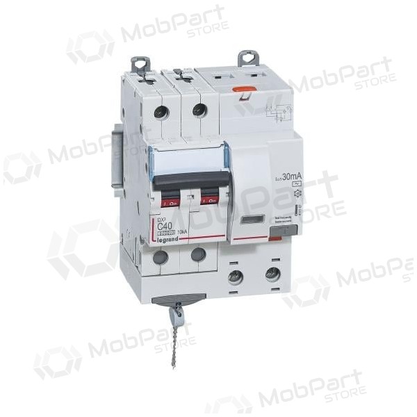 Current drain relay with automatic switch Legrand 411162 (C, 40A, 2P, 30mA, 230V)