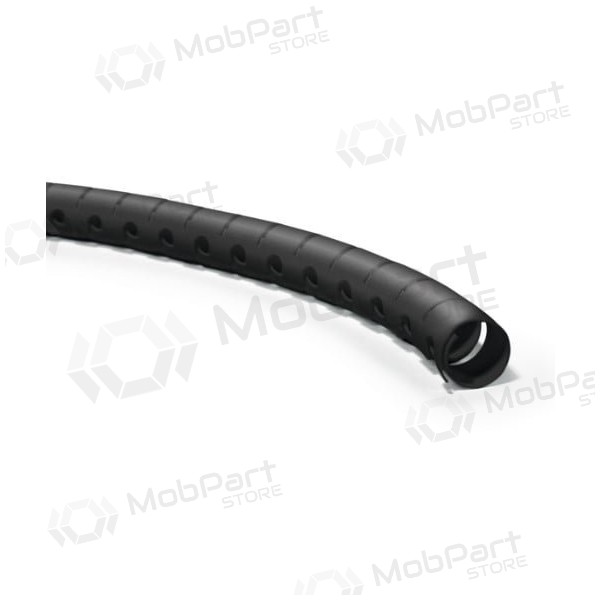 Spiral conduit for cable protection with cable insertion tool D20 Hellermann Tyton HWPP20 (REEL 25m, black)