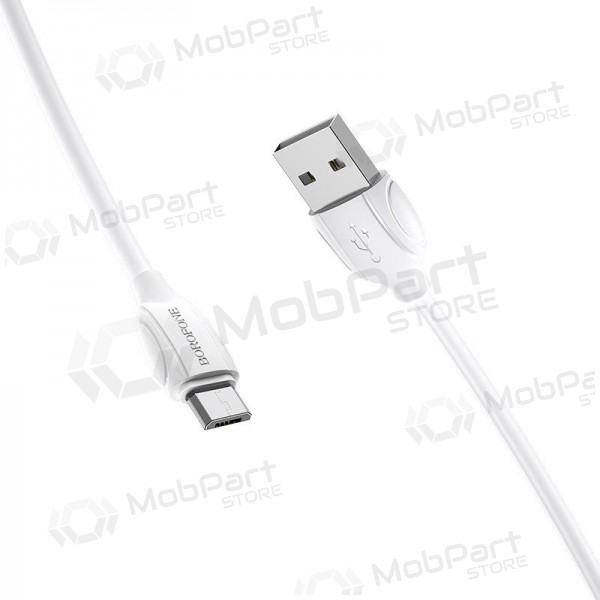 USB cable Borofone BX19 USB-A to MicroUSB 1.0m white