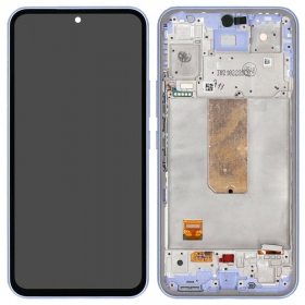 Samsung Galaxy A54 5G screen (violet) (with frame) (original)
