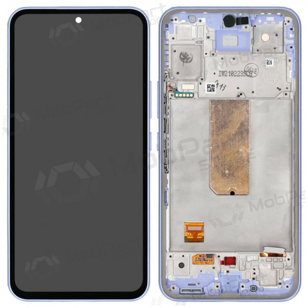 Samsung Galaxy A54 5G screen (violet) (with frame) (original)