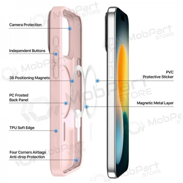 Apple iPhone 17 Pro Max, 18 Pro Max case - Dux Ducis Yind (pink)