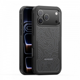 Apple iPhone 17 Pro, 18 Pro case - Dux Ducis Shld black (Contour Pattern)
