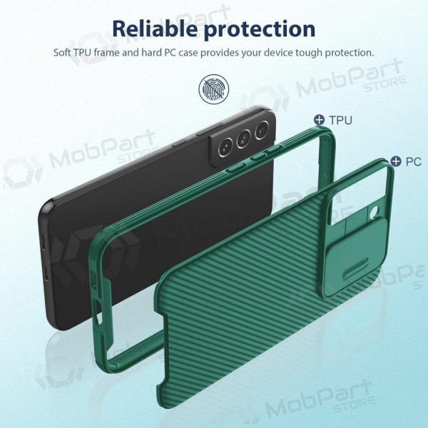 Samsung Galaxy S24 case „Nillkin CamShield Pro“ (green)