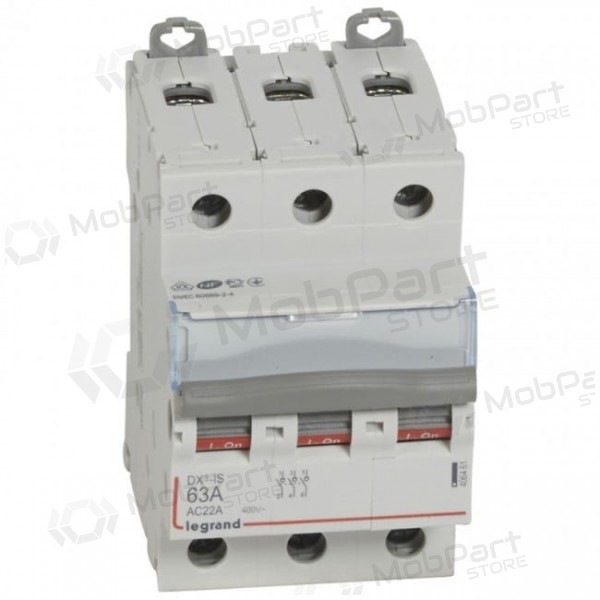 MCB RX3 Legrand 419241 (63A, 3P, 230V, 6kA)