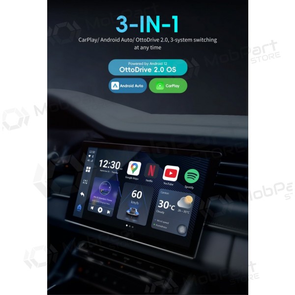 Wireless CarPlay / Android Auto adapter Ottocast OttoAiBox P3 PCS46 black