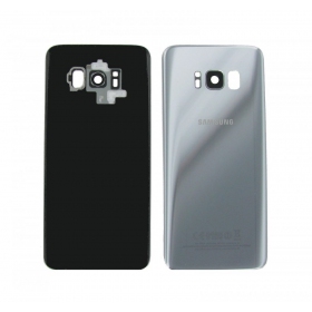 Samsung G955F Galaxy S8 Plus back / rear cover silver (Arctic silver) (used grade B, original)