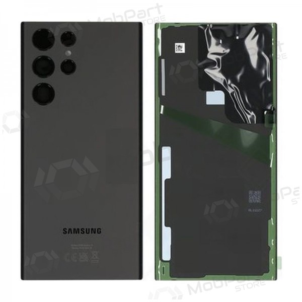 Samsung S908 Galaxy S22 Ultra back / rear cover (Phantom Black) (used grade A, original)