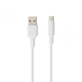 USB cable Borofone BX1 microUSB 1.0m (white)