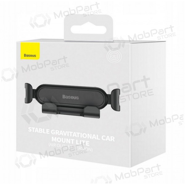 Car phone holder Baseus tvirtinamas į ventiliacijos groteles, black SUWX010001