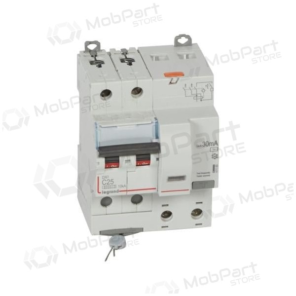 Current drain relay with automatic switch Legrand 411160 (C, 25A, 2P, 30mA, 230V)