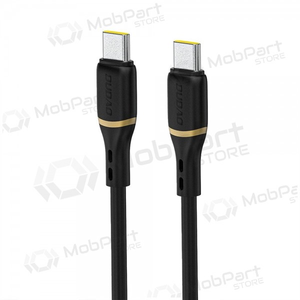 USB-C cable Dudao L25C USB-C to USB-C 1 m 60 W black